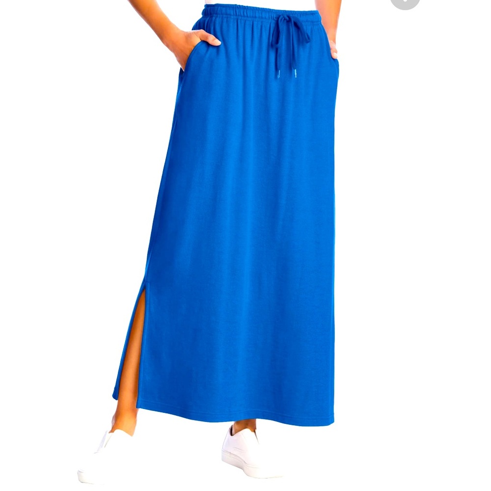 Zara Blue Maxi Skirt